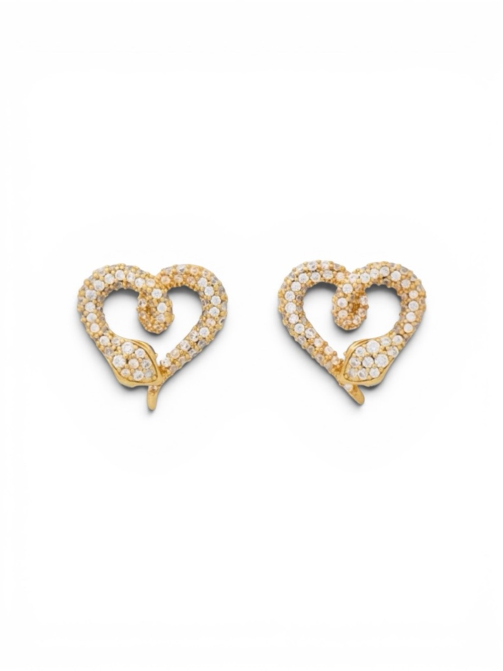Kate Spade Snake Heart Studs